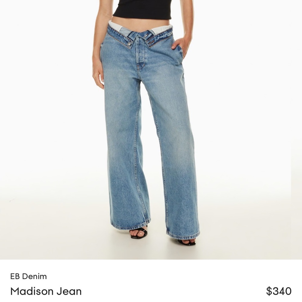 EB DENIM MADISON FOLDOVER JEANS